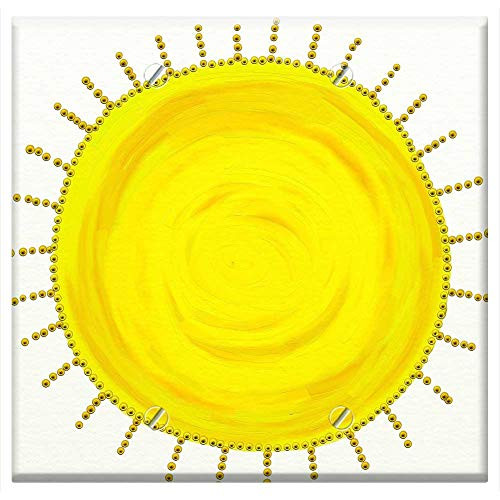 Double Blank Wall Plate Cover - Sky Weather Sun Summer Nature Sunny Sunshine 5