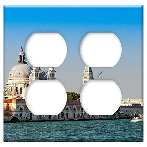 Double Duplex Outlet Wall Plate Cover - Venice The Sun Holidays Clouds Sky Landscape 10