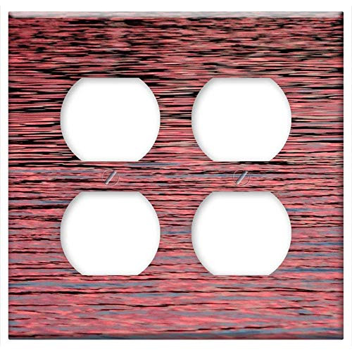 Double Duplex Outlet Wall Plate Cover - Lake Water The Background Nature Sunset Evening Double Duplex Outlet Wall Plate Cover - Lake Water The Background Nature Sunset Evening