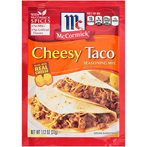 McCormick Taco Cheesy Seasoning Mix  1.12 OZ  Pack - 4