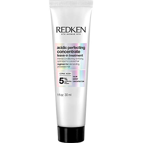 Redken Acidic Perfecting Concentrate Leave In Conditioner for Damaged Hair Hair Repair For All Hair Types Leave In Treatment Travel Size 1 Fl. Oz. Redken Acidic Perfecting Concentrate Leave In Conditioner for Damaged Hair Hair Repair For All Hair Types Leave In Treatment Travel Size 1 Fl. Oz.