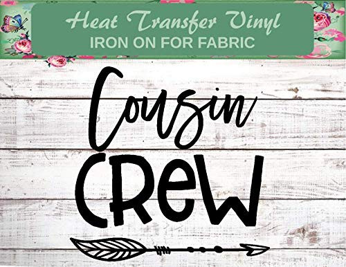 Cousin Shirt   5 inch Width  Color Black   Cousin Iron On  Cousin Crew Shirt  Cousin Squad Shirt  Cousin Shirt Decal  Cousin Life Shirt  Cousins Gift  Cousin Christmas  New Cousin  Cousin Week  Birthday