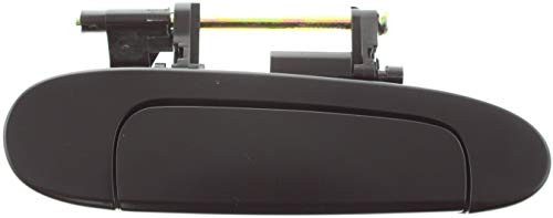 Rear Exterior Door Handle Compatible with Toyota Echo 2000-2005 RH Smooth Black
