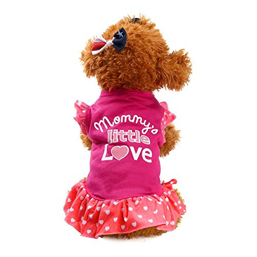 Howstar Pet T-Shirt Dog Summer Apparel Puppy Pet Clothes for Dogs Cute Soft Vest S Hot Pink S A Howstar Pet T-Shirt Dog Summer Apparel Puppy Pet Clothes for Dogs Cute Soft Vest S Hot Pink S A