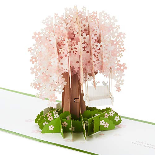 Hallmark Signature Paper Wonder Pop Up Anniversary Card  Love Card  Valentines Day Card  Romantic Birthday Card  Cherry Blossom Tree   1299RZW1095