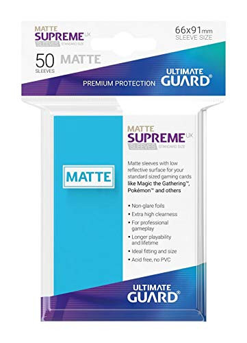 Ultimate Guard - Sleeves  Supreme UX Standard Size Matte Light Blue  50