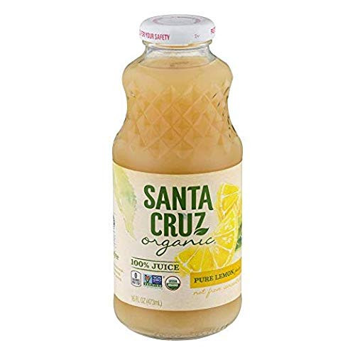 Santa Cruz Organic 100 percent Lemon Juice  16 Ounces