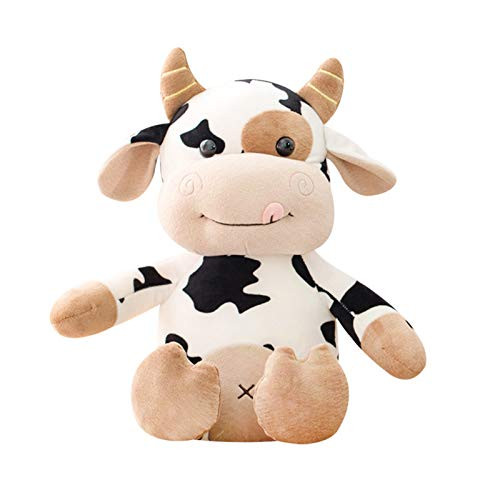 Dyllutrwhe Stuffed Animal Toys Cow Toy Cute Cattle Plush Stuffed Animals Cattle Soft Doll Kids Birthday Gift Plush Doll Toy 30cm