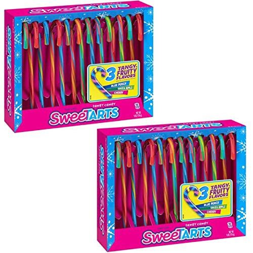 Candy Cane Sweetarts 12 count 5.28 oz  Pack of 2