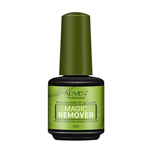 vmree Magic Nail Polish Remover  Easily  and  Quickly Removes Soak-Off Gel Polish  Don t Hurt Nails  Professional Non-Irritating Nail Polish Remover-15ml  1  15ml