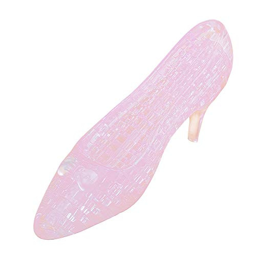 Creative 3D Crystal Puzzle  DIY High Heels Puzzle Blocks Constructor Kit Educational Toys Funny Gifts for Kids and Adults  Assembly 3D Model Building Blocks Jigsaw  Home Office Desktop Ornaments  A