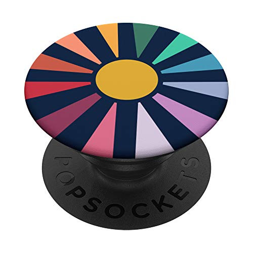 Rainbow Sunshine Circle colorful sun rays PopSockets PopGrip Swappable Grip for Phones and Tablets Rainbow Sunshine Circle colorful sun rays PopSockets PopGrip Swappable Grip for Phones and Tablets