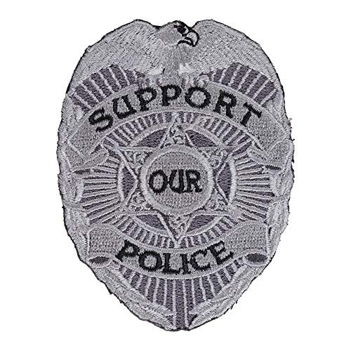 Support Our Police Badge Patch  Law Enforcement Patches