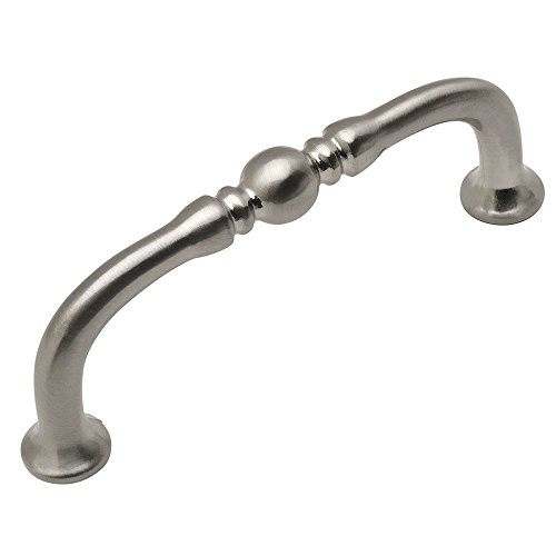 Cosmas 7936SN Satin Nickel Cabinet Hardware Handle Pull - 3 inch Hole Centers