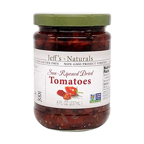 Jeffs Naturals Tomato Dried Sun Ripened Oil 8 oz Jeffs Naturals Tomato Dried Sun Ripened Oil 8 oz