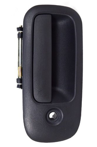 PT Auto Warehouse GM-3903A-FR - Outside Exterior Outer Door Handle  Textured Black - Passenger Side Front