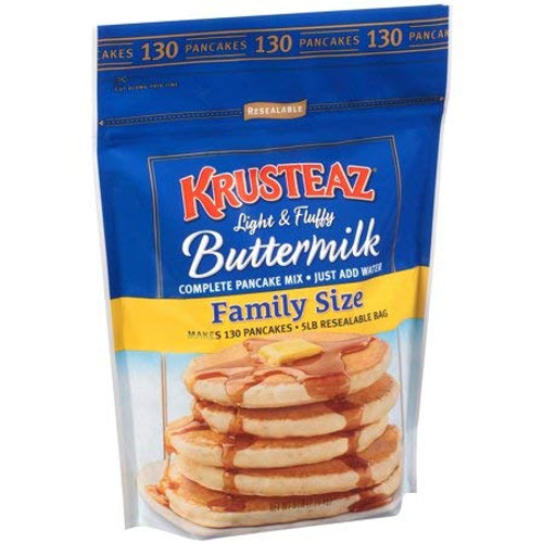 Krusteaz Buttermilk Complete Pancake Mix Family Size 5 lb. Bag  Pack Of 2
