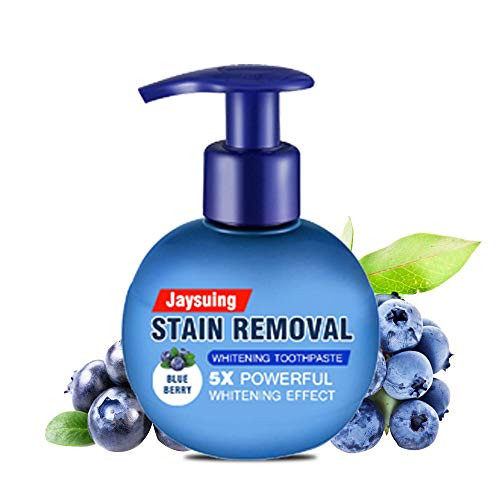 Strengthening Stain Removal Gel Toothpaste Teeth Whitening Fight Bleeding Gums Fresh Breath Oral Care End to Waste with Pump Packaging?Blueberry Flavor? Strengthening Stain Removal Gel Toothpaste Teeth Whitening Fight Bleeding Gums Fresh Breath Oral Care End to Waste with Pump Packaging?Blueberry Flavor?