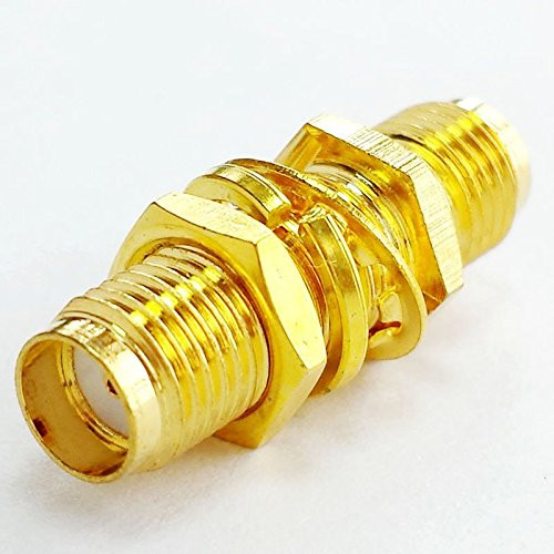 CESS-sm02 SMA Female to SMA Female F/F Socket Connector Panel/Chassis Mount - 10 PACK