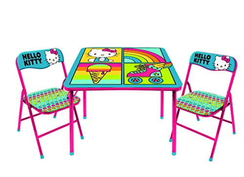 SANRIO Hello Kitty 3Piece Table & Chair Set