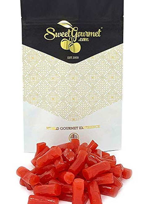 SweetGourmet Finnska Strawberry Bites Finnish Licorice Bulk Candy 1 Pound SweetGourmet Finnska Strawberry Bites Finnish Licorice Bulk Candy 1 Pound