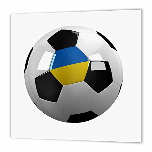 3dRose ht_157033_3 Soccer Ball with The National Flag of Ukraine on It Ukrainian-Iron on Heat Transfer Paper for White Material, 10 by 10-Inch 3dRose ht_157033_3 Soccer Ball with The National Flag of Ukraine on It Ukrainian-Iron on Heat Transfer Paper for White Material, 10 by 10-Inch