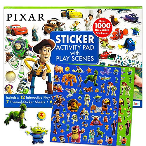 Disney Pixar Ultimate Sticker Activity Pad ~ Over 1000 Pixar Stickers Featuring Cars Finding Nemo Toy Story Monsters Inc. and More! Disney Pixar Ultimate Sticker Activity Pad ~ Over 1000 Pixar Stickers Featuring Cars Finding Nemo Toy Story Monsters Inc. and More!