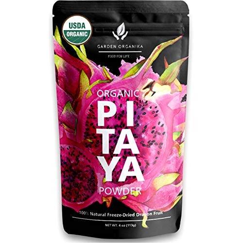 Organic Freeze Dried Dragon Fruit Powder - Pink Pitaya - Pitahaya - Natural Food Coloring - 4 Oz 113g