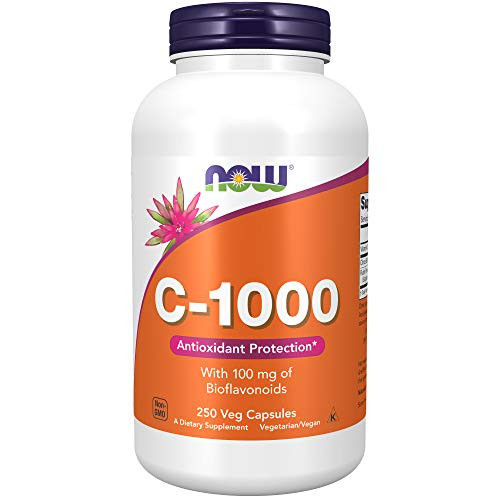 NOW Supplements Vitamin C-1 000 with 100 mg of Bioflavonoids Antioxidant Protection* 250 Veg Capsules NOW Supplements Vitamin C-1 000 with 100 mg of Bioflavonoids Antioxidant Protection* 250 Veg Capsules