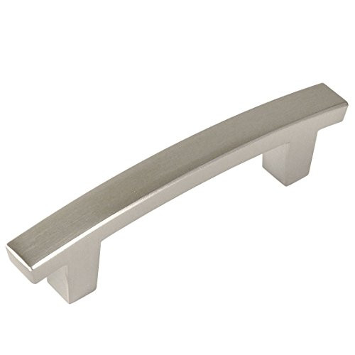 Cosmas 5235SN Satin Nickel Contemporary Cabinet Hardware Handle Pull - 3 inch Inch  76mm  Hole Centers