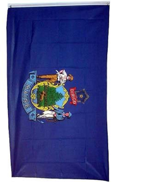 NationalCountryFlags Large New 3x5 Maine State Flag US USA American Flags