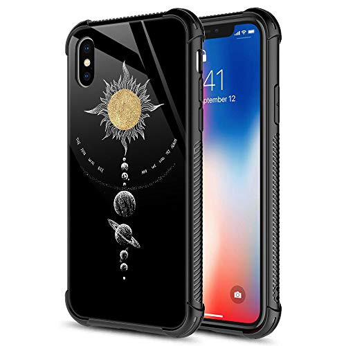 iPhone XR Case The Sun Will Rise iPhone XR Cases  Tempered Glass Back plusSoft Silicone TPU Shock Protective Case for Apple iPhone XR The Sun Will Rise