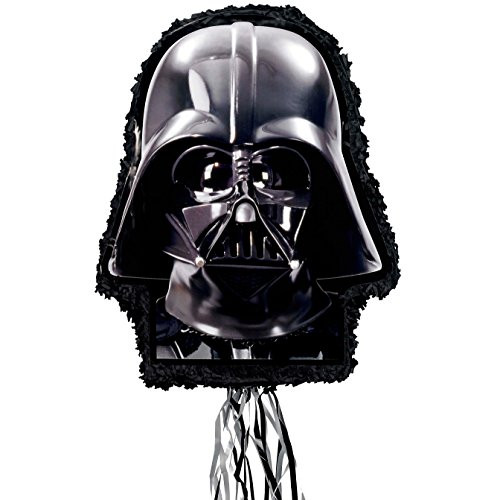 Ya Otta Pinata Star Wars Darth Vader Pull String Pinata 22 inches, Multi-colored, One Size