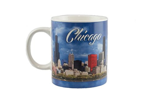 City of Chicago Souvenir Skyline Coffee Mug 12 oz.