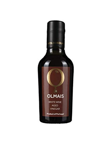 Olmais - Organic Extra Virgin Olive Oil  and  Organic Vinegar - 8.45 Fl Oz.   Award Winning Portuguese EVOO  and  Vinegars for Gourmet Cooking   Great Culinary Gift Idea  Aged Vinegar