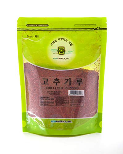 ROM AMERICA Korean Red Chili Pepper Flakes Powder Gochugaru  2 Lb  ????