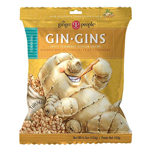 The Ginger People Gin Gins Spicy Turmeric Ginger Chews  5.3 oz