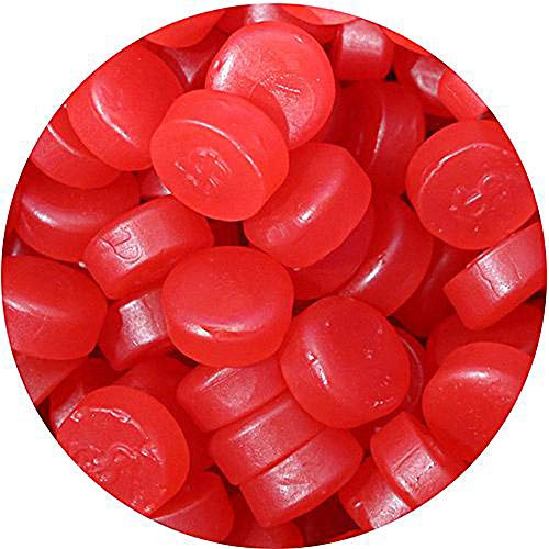 Zachary Cherry JuJu Coins Jujube Candy - Bulk Bags  1 lb Bag
