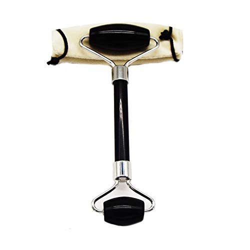 TOPBE Natural Obsidian Jade Roller for Face Anti Aging Jade Facial Roller Obsidian massage Roller for Face Eye Neck Body Beauty Face Massage Roller for Remove Wrinkles and Rejuvenate Skin TOPBE Natural Obsidian Jade Roller for Face Anti Aging Jade Facial Roller Obsidian massage Roller for Face Eye Neck Body Beauty Face Massage Roller for Remove Wrinkles and Rejuvenate Skin