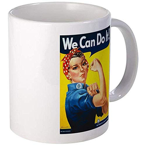 Rosie The Riveter-We Can Do It! Mug - Ceramic 11oz Coffee Tea Cup Gift Stocking Stuffer