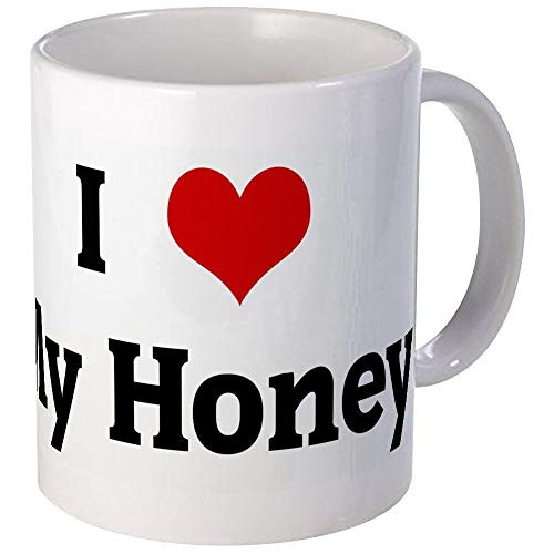 I Love My Honey Mug - Ceramic 11oz Coffee Tea Cup Gift Stocking Stuffer