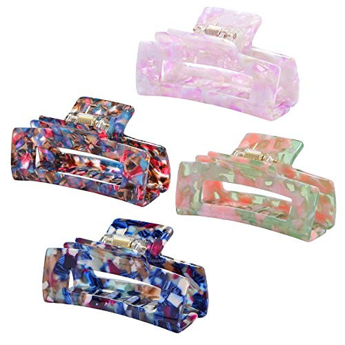 Hair Claw Clips Large Hair Clips Tortoise Claw Clips for Women Long Thick Hair Hair Jaw Clip Non-Slip Ponytail Holder Strong Hold Hair Grip Catch Barrette Accessories 6Pcs Hair Claw Clips Large Hair Clips Tortoise Claw Clips for Women Long Thick Hair Hair Jaw Clip Non-Slip Ponytail Holder Strong Hold Hair Grip Catch Barrette Accessories 6Pcs