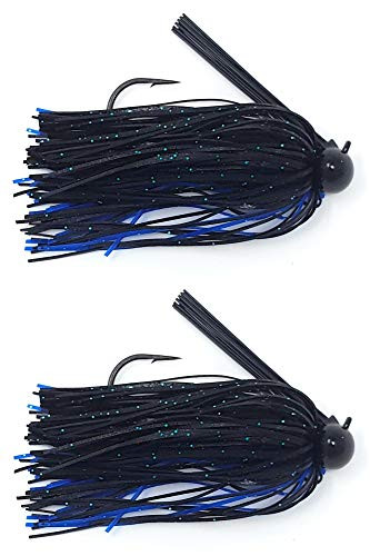 Reaction Tackle Football Jigs 3 4 oz Black Blue