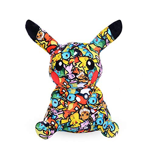 Satisfa Soft Pikachu Stuffed Plush Animal with Fabric Print Cartoon Anime Doll for Decoration Toy Gift Satisfa Soft Pikachu Stuffed Plush Animal with Fabric Print Cartoon Anime Doll for Decoration Toy Gift