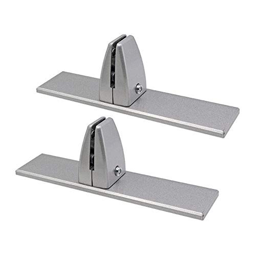 LVOERTUIG Screen Partition Clip  2pcs Set Desktop Screen Partition Clips Aluminium Alloy Desk Screen Baffle Fixed Clamp  Office Desk Partition Support Holder Desktop Screen Partition Clip