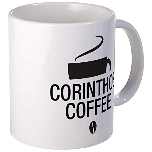 Corinthos 11oz Coffee Mug - Ceramic 11oz Coffee Tea Cup Gift Stocking Stuffer