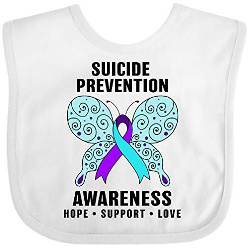 Inktastic Suicide Prevention Awareness Hope Support and Baby Bib White 376bf Inktastic Suicide Prevention Awareness Hope Support and Baby Bib White 376bf