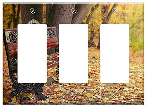 Switch Plate Triple Rocker GFCI - Travel Autumn Nature Forest Tourist Lifestyle Switch Plate Triple Rocker GFCI - Travel Autumn Nature Forest Tourist Lifestyle