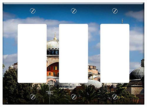 Switch Plate Triple Rocker GFCI - Istanbul Turkey Travel Switch Plate Triple Rocker GFCI - Istanbul Turkey Travel