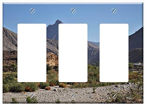 Switch Plate Triple Rocker GFCI - Mountain Nature Travel Sky Landscape Outdoors Switch Plate Triple Rocker GFCI - Mountain Nature Travel Sky Landscape Outdoors